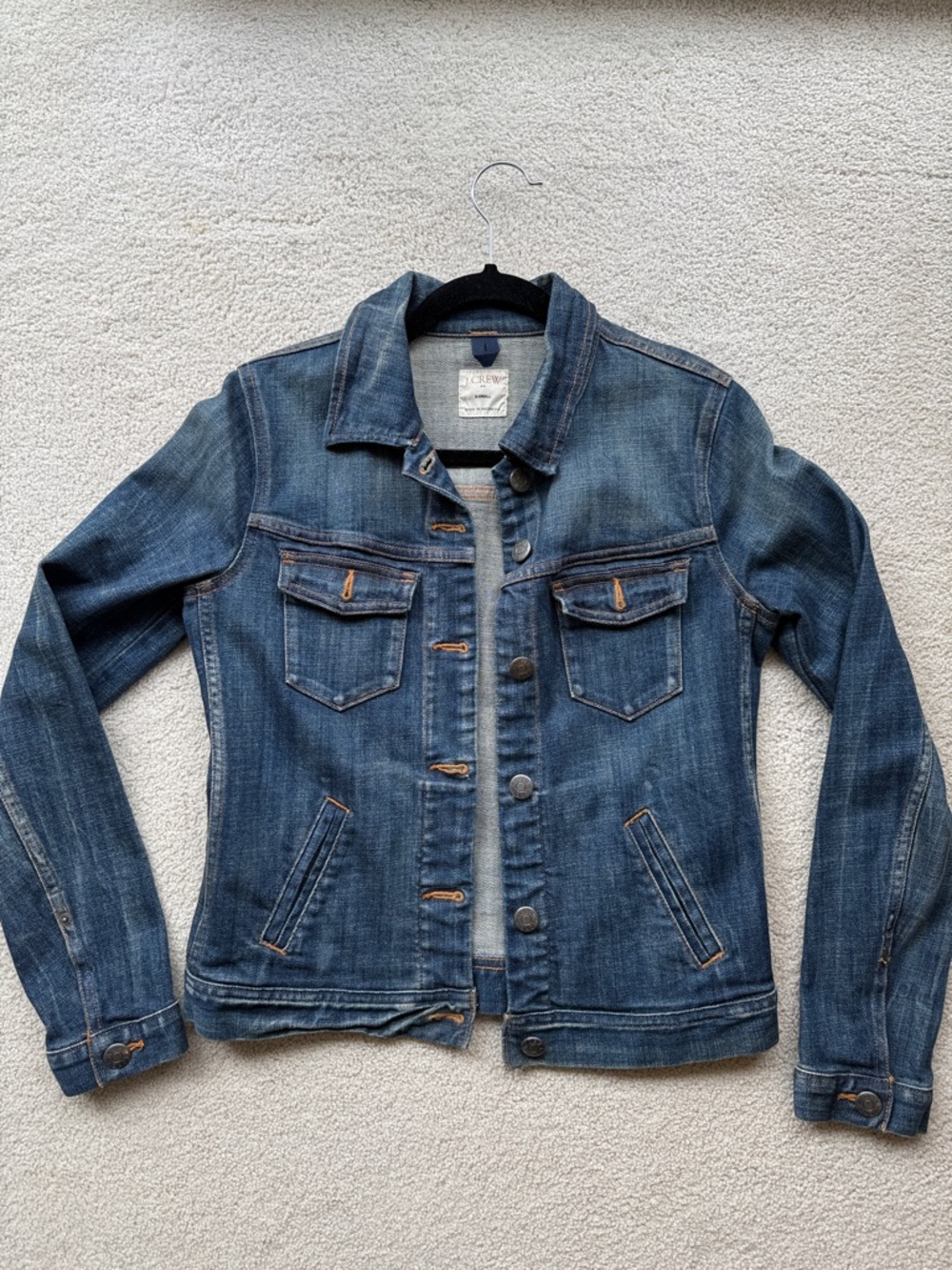 J. Crew Women's Dark Wash Denim Jacket